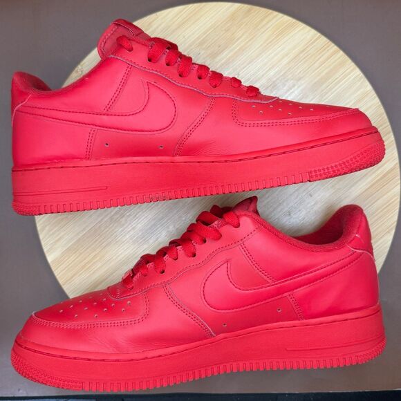 Nike Air Force 1 ‘07 LV8 1 Triple Red Men’s Size 10.5 main image 6